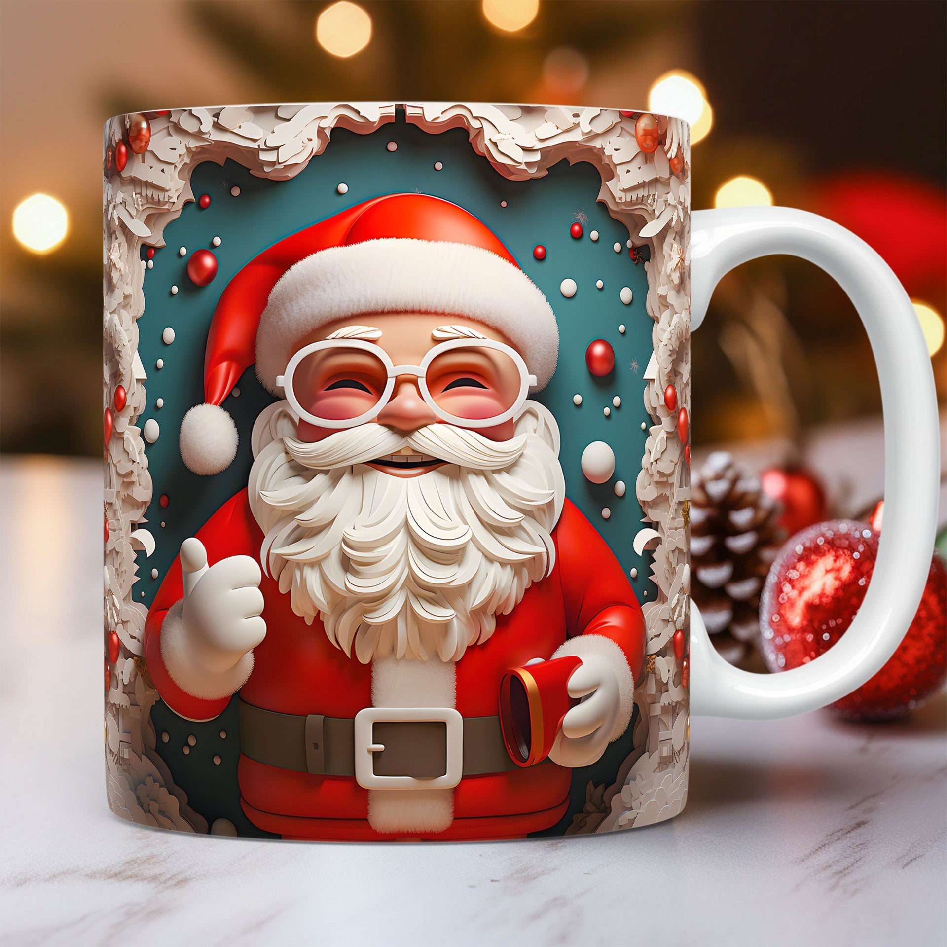 Creative 3D Christmas Ceramic Mug Unique Space Design Snowman Santa Coffee Cup Tea Milk Mug Christmas Gifts For Kids Adults Kitchen Gadgets Creative 3D Christmas Ceramic Mug Unique Space Design Snowman Santa Coffee Cup Tea Milk Mug Christmas Gifts For Kids Adults Kitchen Gadgets
